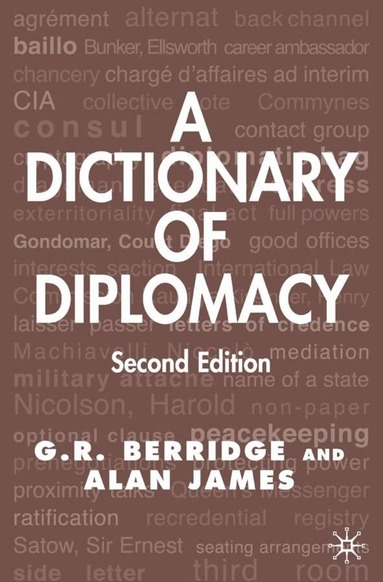 G. Berridge, A. James - Dictionary of Diplomacy, Inbunden