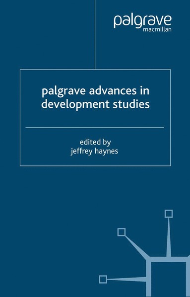 bokomslag Palgrave Advances in Development Studies