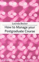 How to Manage your Postgraduate Course 1