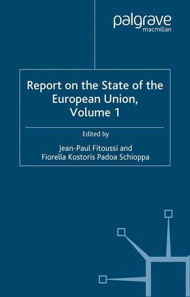 J. Fitoussi, F. Schioppa, Jean-Paul Fitoussi, Fiorella Kostoris Padoa Schioppa - Report on the State of the European Union, Häftad