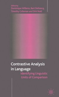 bokomslag Contrastive Analysis in Language