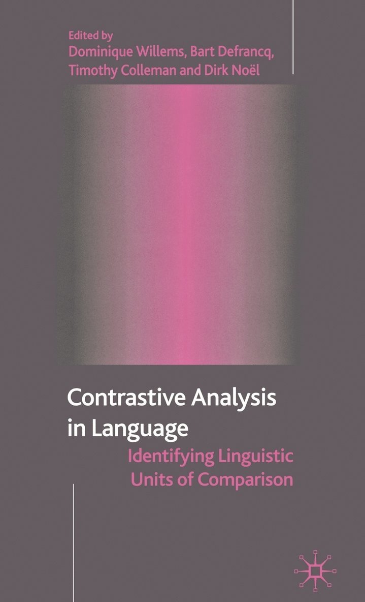 Contrastive Analysis in Language 1