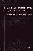J. Cunliffe, G. Erreygers - Origins of Universal Grants, Inbunden