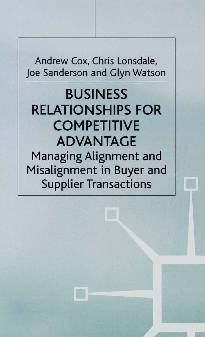 Business Relationships for Competitive Advantage 1