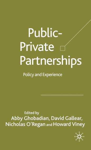 bokomslag Private-Public Partnerships