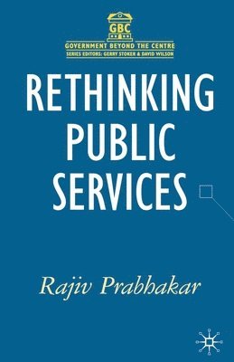 bokomslag Rethinking Public Services