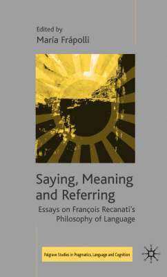 Saying, Meaning and Referring 1