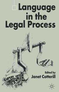 bokomslag Language in the Legal Process