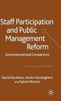 bokomslag Staff Participation and Public Management Reform