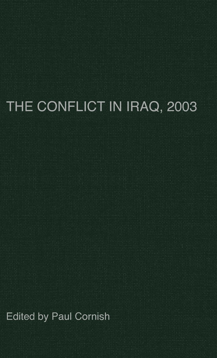 The Conflict in Iraq, 2003 1