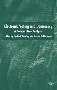 bokomslag Electronic Voting and Democracy