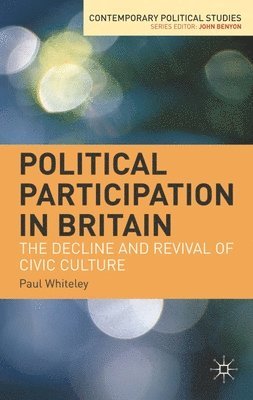 bokomslag Political Participation in Britain