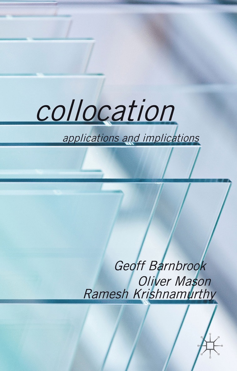 G. Barnbrook, O. Mason, R. Krishnamurthy, Geoff Barnbrook, Ramesh Krishnamurthy - Collocation, Inbunden