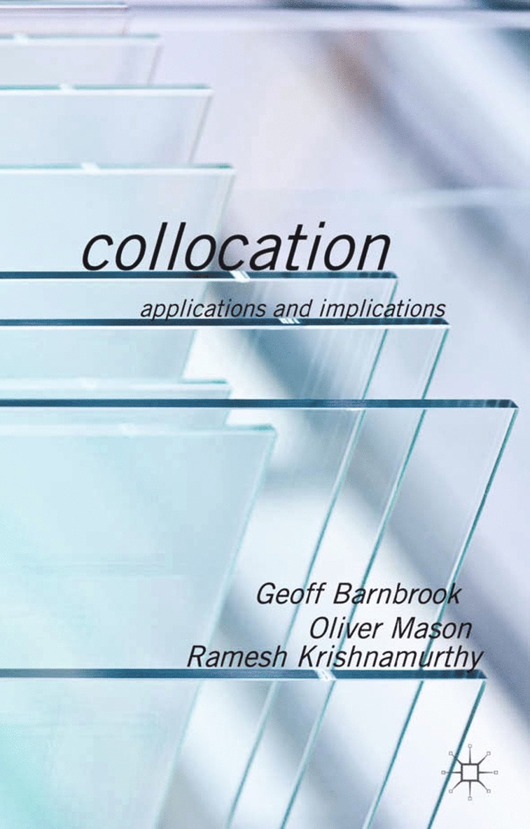 G. Barnbrook, O. Mason, R. Krishnamurthy, Geoff Barnbrook, Oliver Mason - Collocation, Häftad