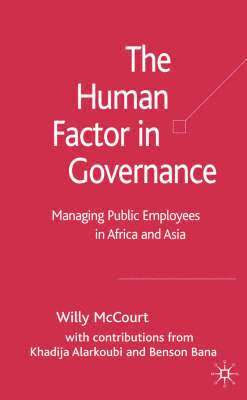 W. McCourt, Willy McCourt - Human Factor in Governance, Inbunden