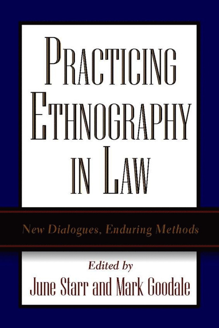 Practicing Ethnography in Law