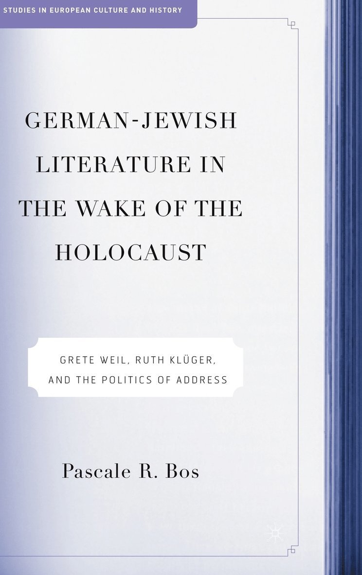 German-Jewish Literature in the Wake of the Holocaust 1