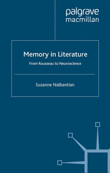 bokomslag Memory in Literature