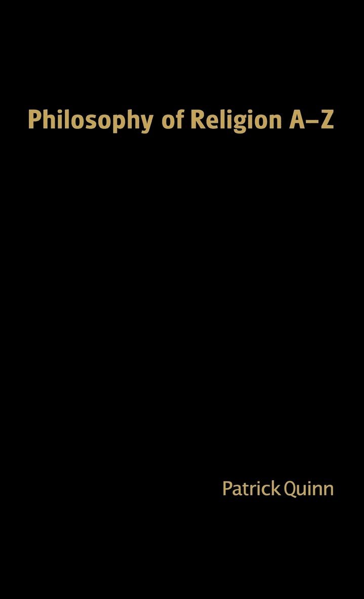 Philosophy of Religion A-Z 1