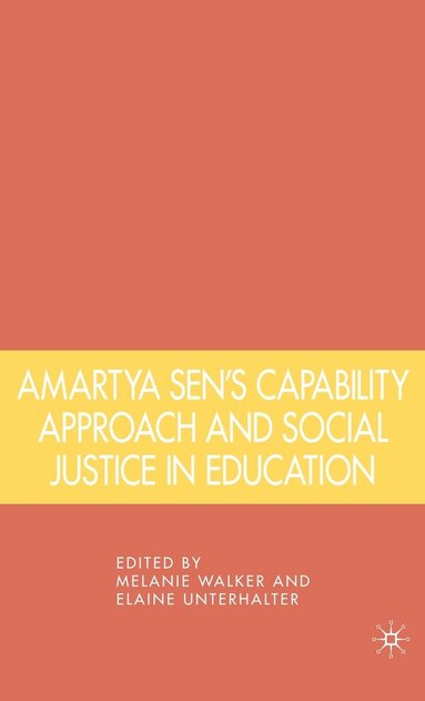 bokomslag Amartya Sen's Capability Approach and Social Justice in Education