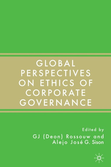 bokomslag Global Perspectives on Ethics of Corporate Governance