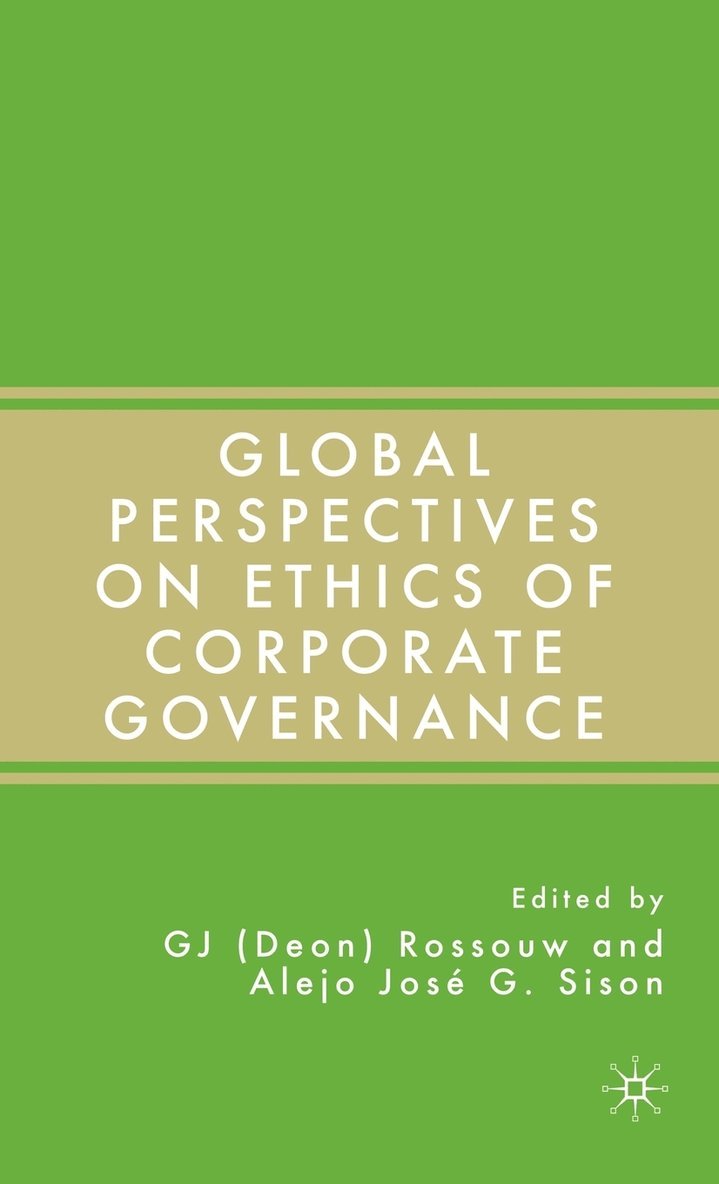 Global Perspectives on Ethics of Corporate Governance 1