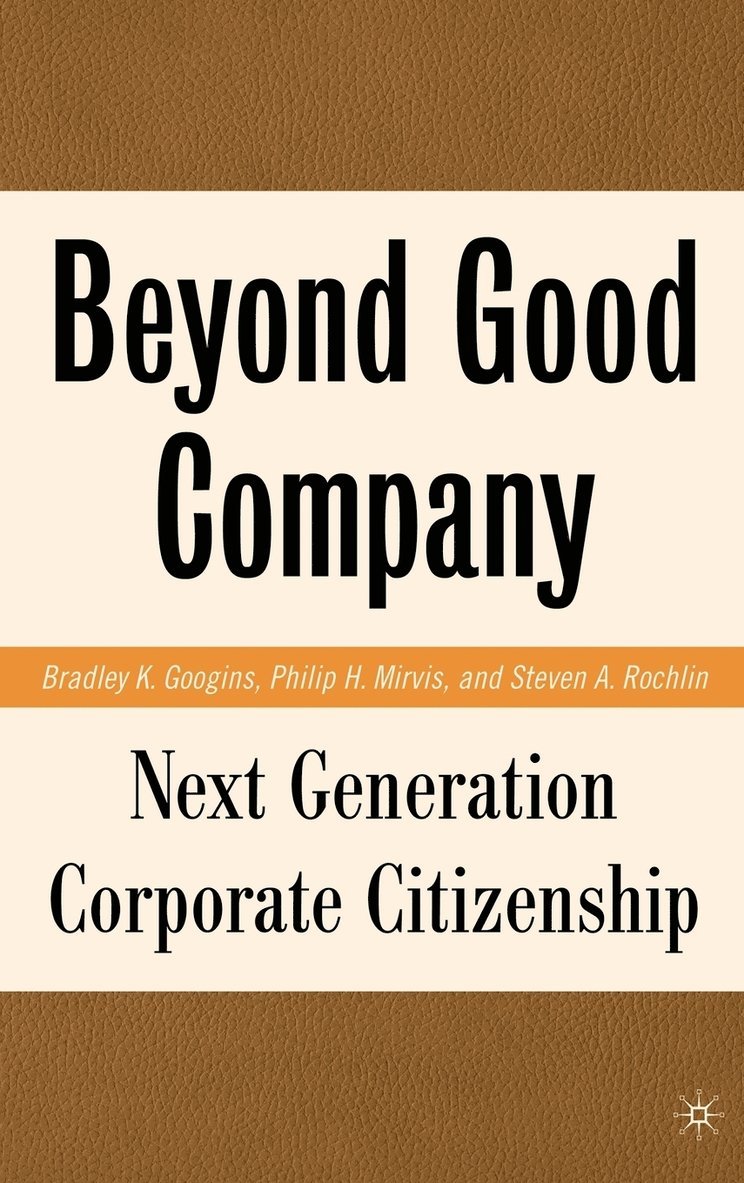 Beyond Good Company 1