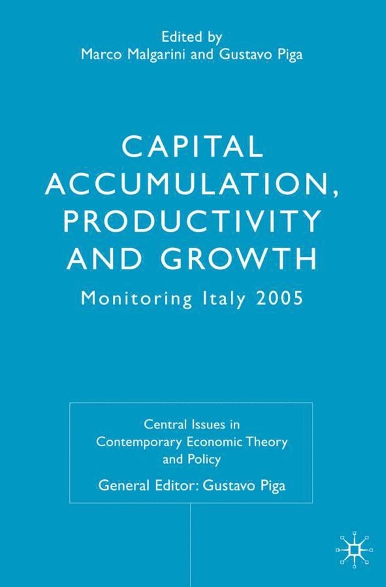 M. Malgarini, G. Piga, Marco Malgarini, Gustavo Piga - Capital Accumulation, Productivity and Growth, Inbunden