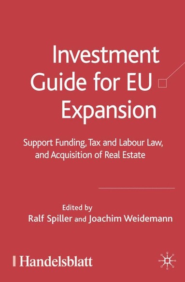 bokomslag Investment Guide for EU Expansion