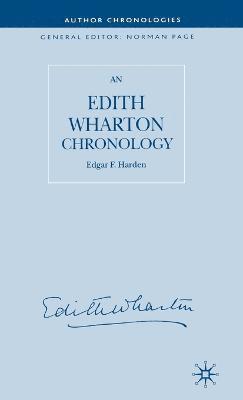 bokomslag An Edith Wharton Chronology