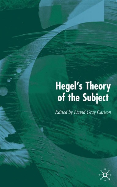 bokomslag Hegels Theory of the Subject