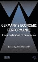 bokomslag Germany's Economic Performance