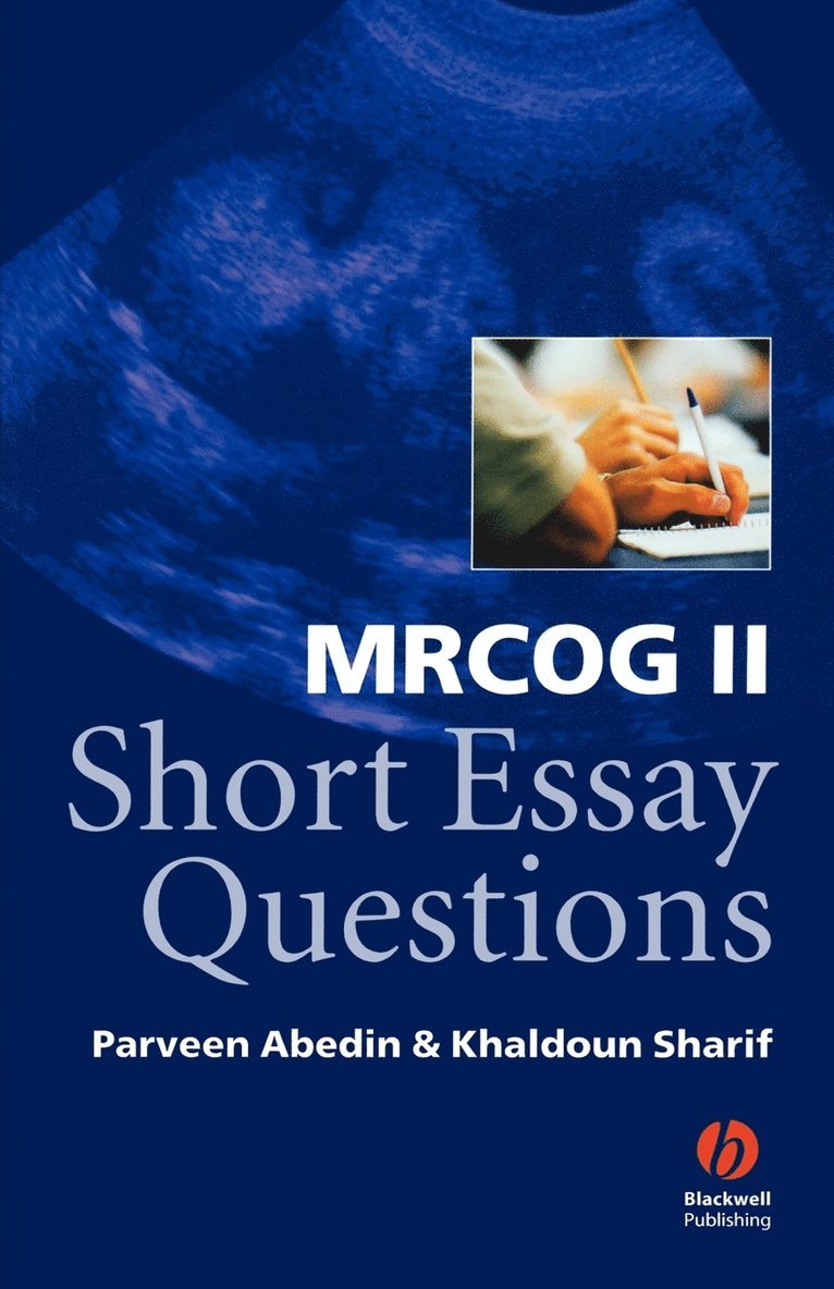 MRCOG II Short Essay Questions 1