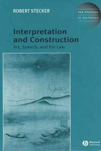 bokomslag Interpretation and Construction