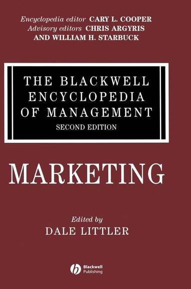 Dale Littler - Blackwell Encyclopedia of Management, Marketing, Inbunden
