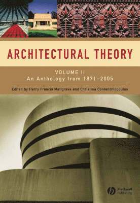 Architectural Theory, Volume 2 1