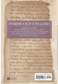 bokomslag Inside Old English: Essays in Honour of Bruce Mitchell