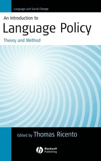 bokomslag An Introduction to Language Policy: Theory and Method