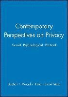 bokomslag Contemporary Perspectives on Privacy