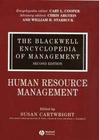 bokomslag The Blackwell Encyclopedia of Management, Human Resource Management