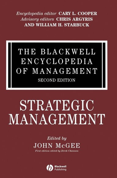 John McGee - Blackwell Encyclopedia of Management, Strategic Management, Inbunden