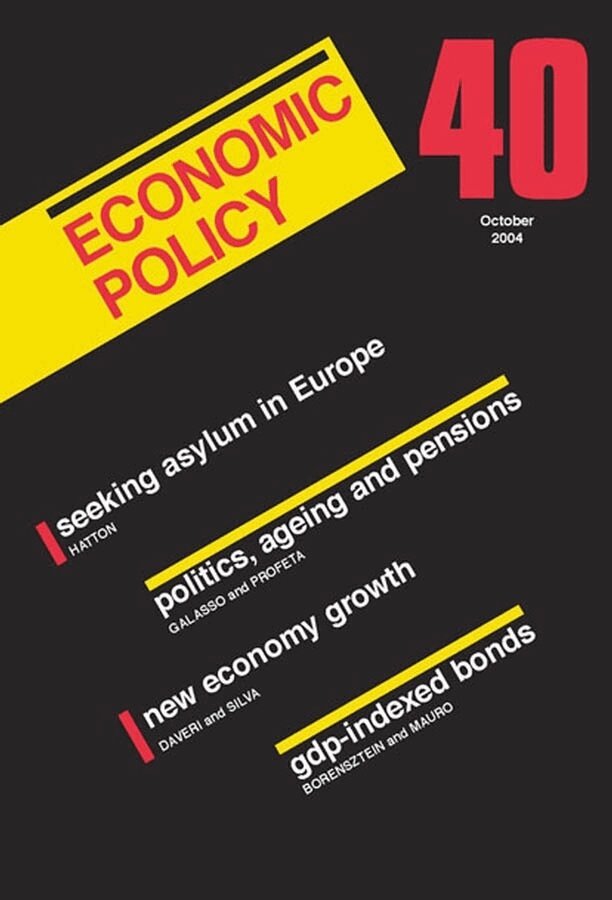 Georges De Menil, Richard Portes, Hans-Werner Sinn, Richard Baldwin, Giuseppe Bertola, Paul Seabright - Economic Policy 40, Häftad