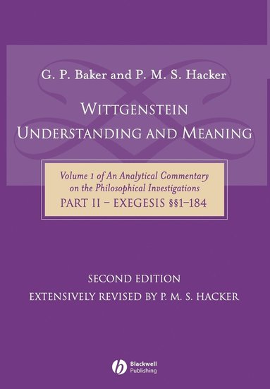 bokomslag Wittgenstein: Understanding and Meaning