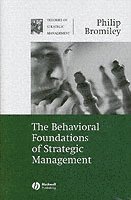 bokomslag The Behavioral Foundations of Strategic Management