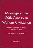 bokomslag Marriage in the 20th Century in Western Civilization