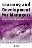 Eugene Sadler-Smith - Learning and Development for Managers, Häftad