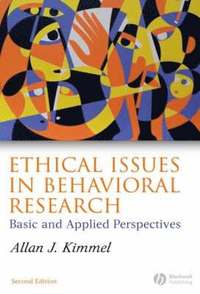 bokomslag Ethical Issues in Behavioral Research