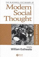 bokomslag The Blackwell Dictionary of Modern Social Thought