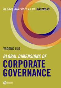 bokomslag Global Dimensions of Corporate Governance