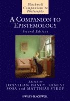 bokomslag A Companion to Epistemology